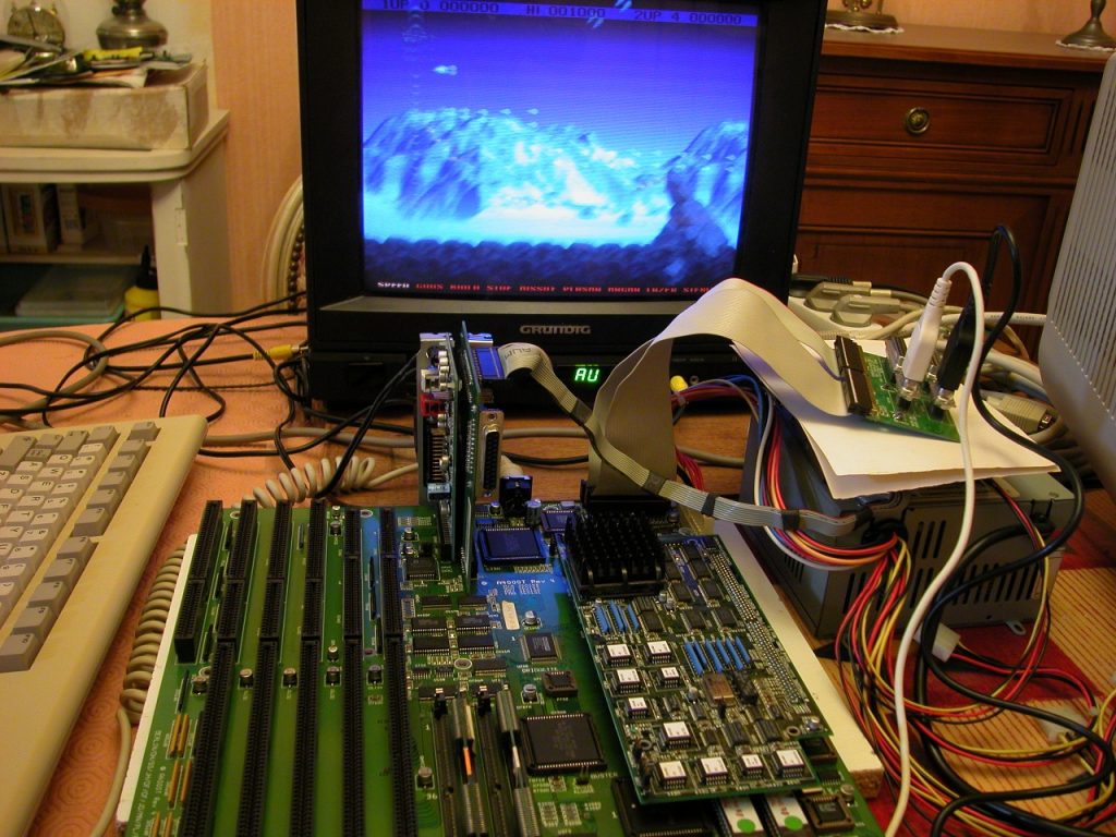 Un Amiga 4000T de nouveau fonctionnel.