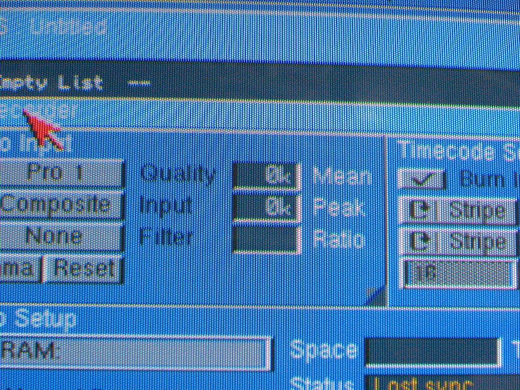 Le logiciel Producer révèle un problème.
